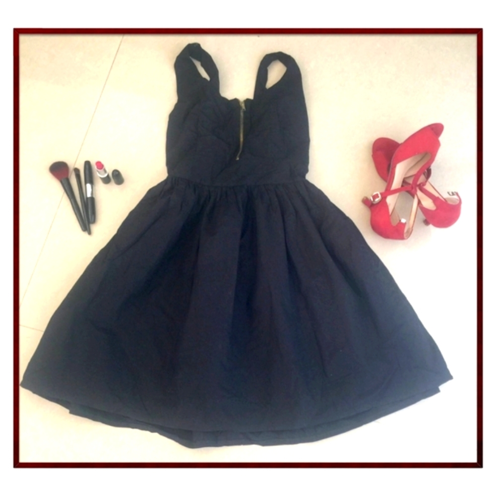 Little Black Skater Dress - Picture 1 of 9